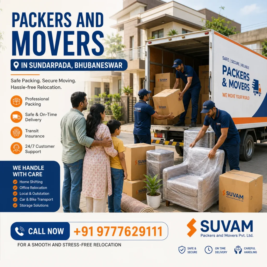 Packers and Movers in Sundarpada, Bhubaneswar